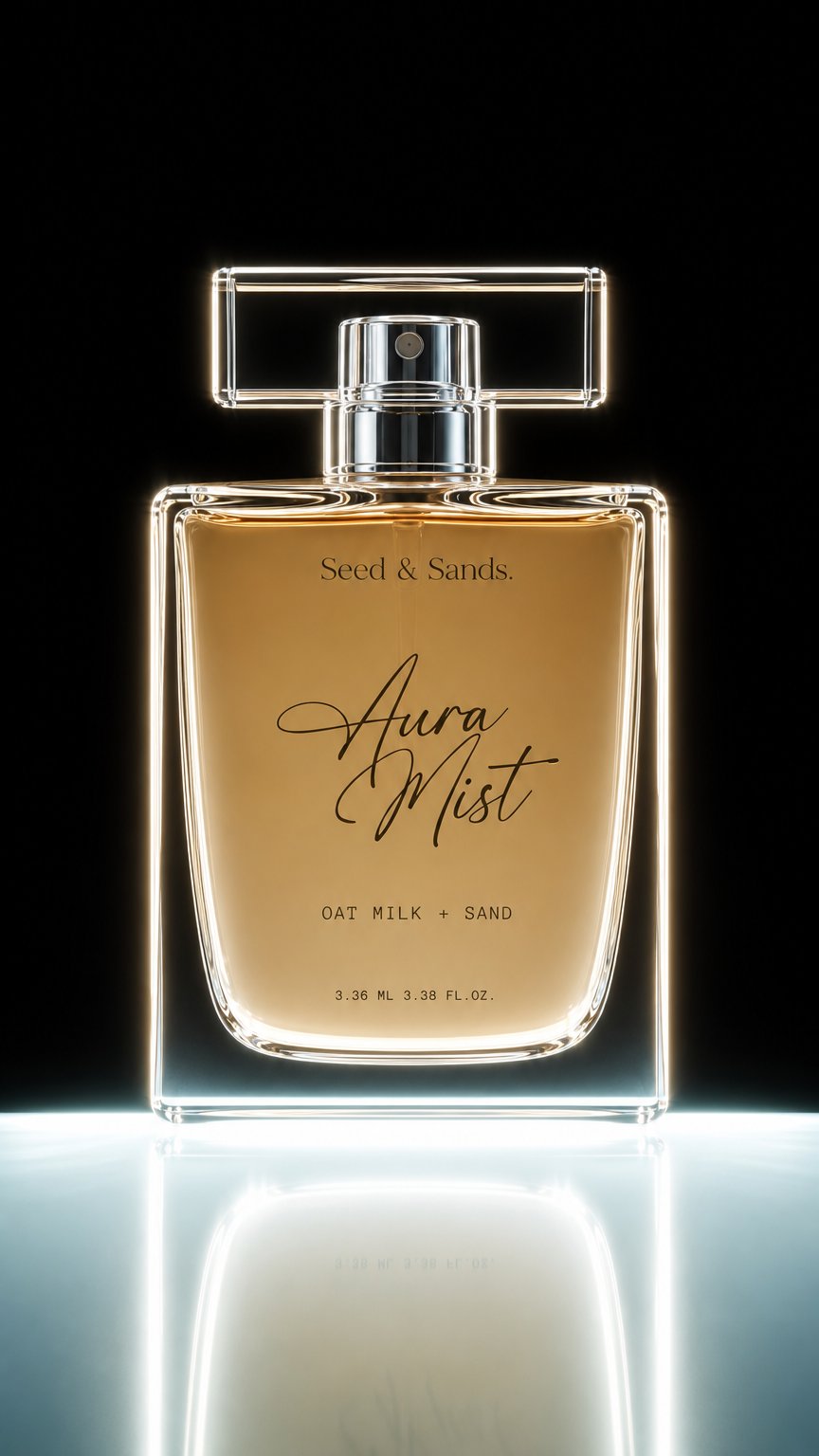 AI product shot of AURA MIST