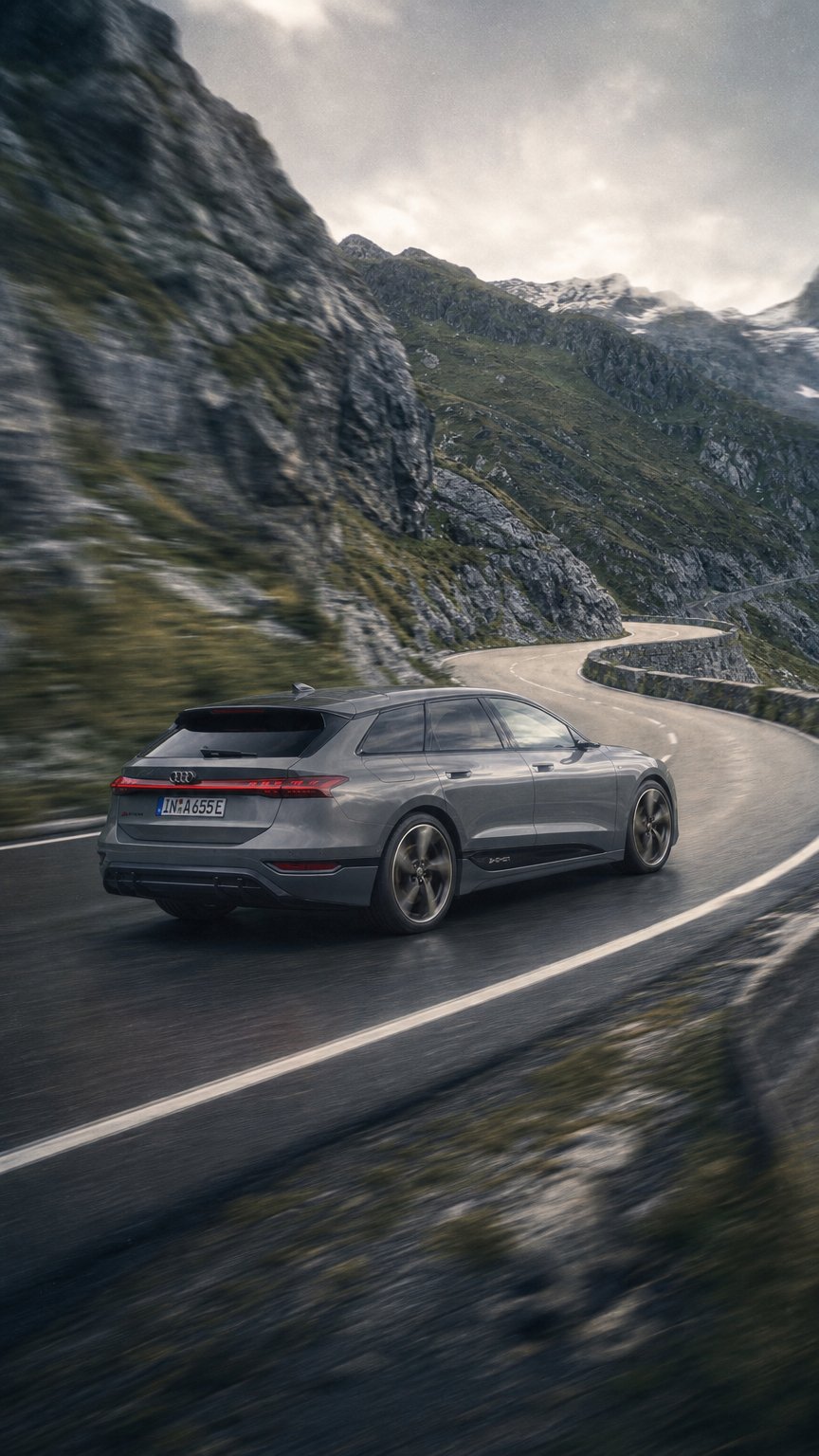 AI product shot of A6 Avant e-tron