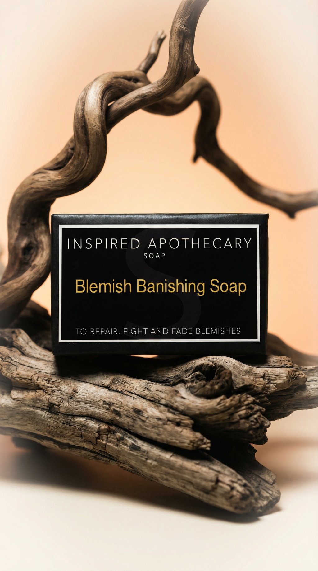 AI product shot of Blemish Banishing Soap