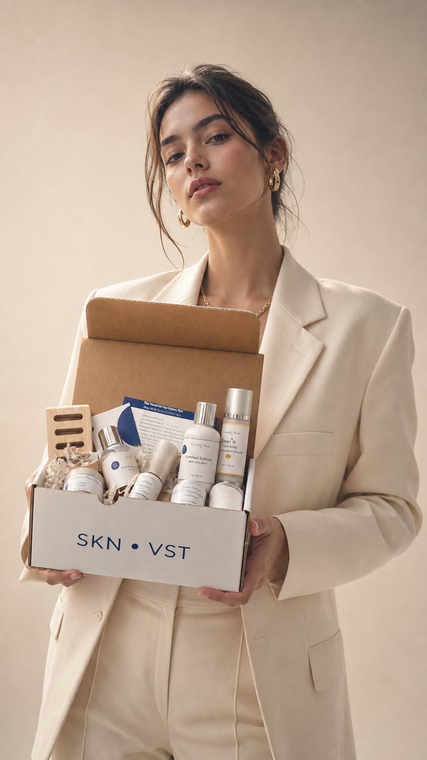 AI product shot of SKN.VST.MNT Subscription Box