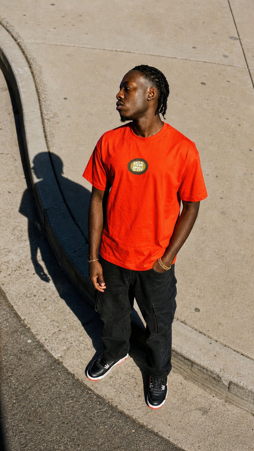 AI product shot of TEE " STRENGTH"