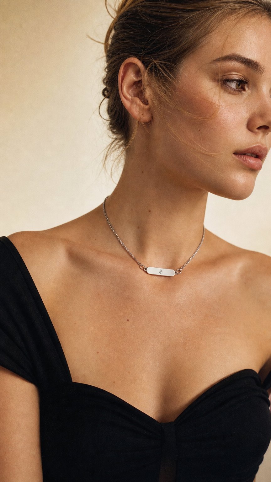 AI product shot of Barbara Bell Discreet Smart Jewellery