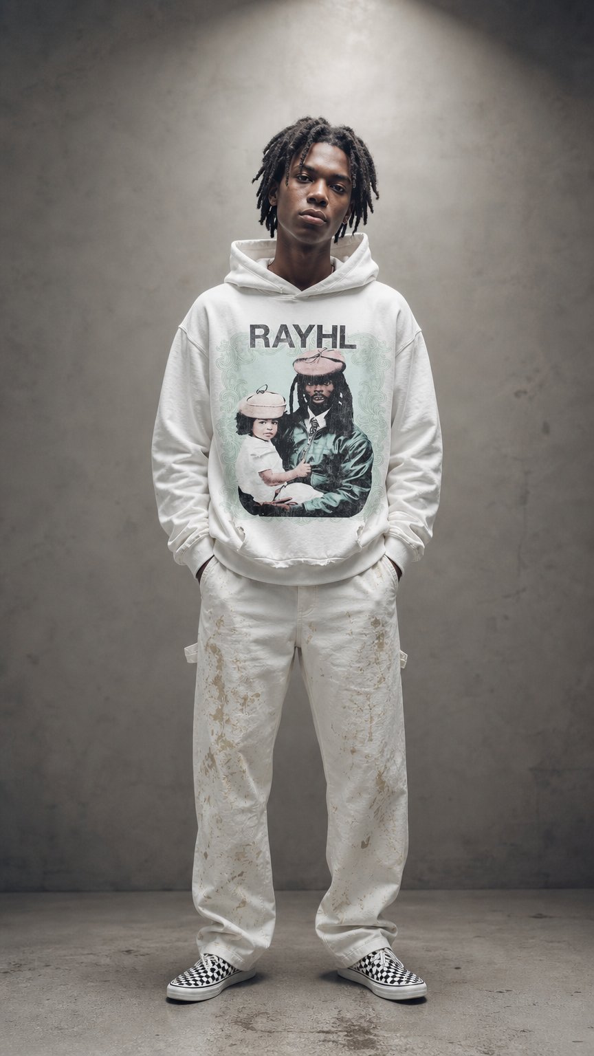 AI product shot of The Senace Hoodie