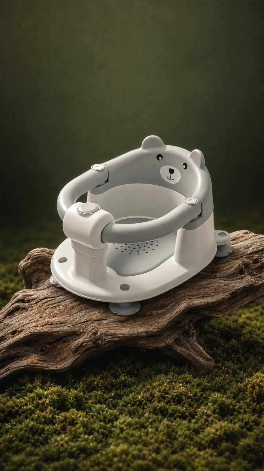 AI product shot of Baby Bath Seat