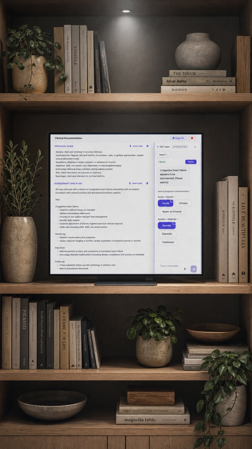 AI product shot of Clinical Documentation Integrity