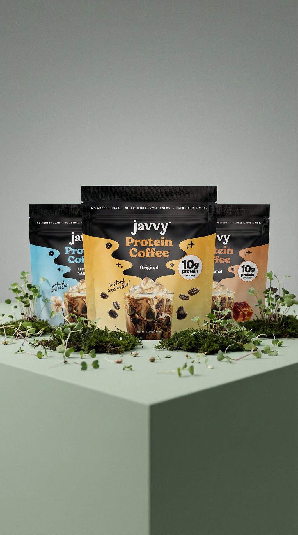 AI product shot of Protein Coffee