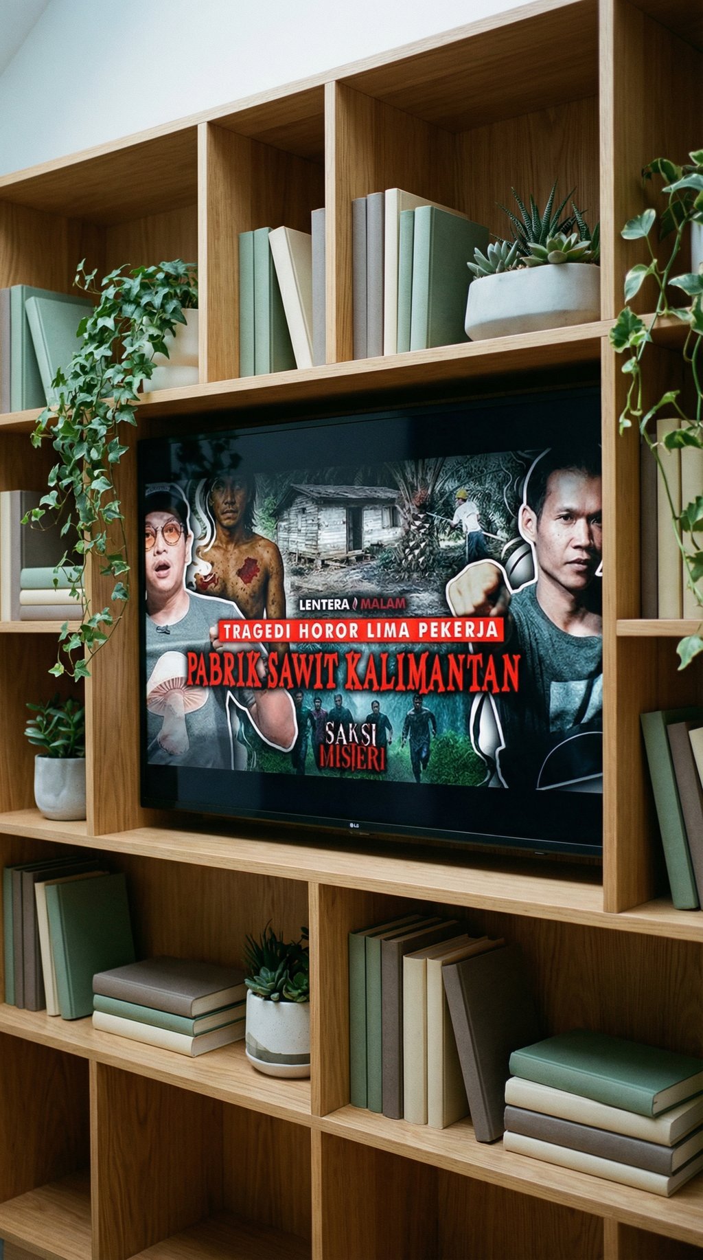 AI product shot of SAMA SEKALI NGGAK DIGAJI!! LIMA BURUH SAWIT KABUR KE HUTAN KALIMANTAN!!!