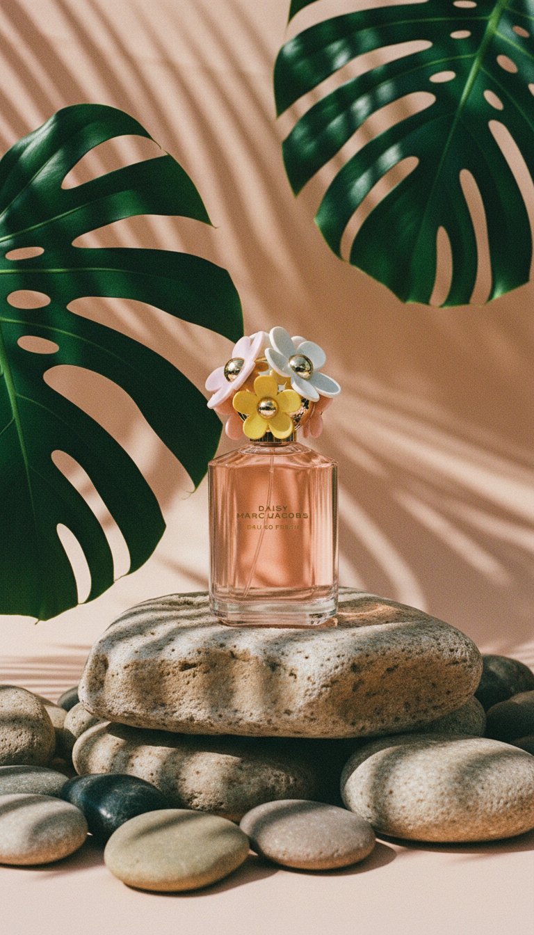 AI product shot of Marc Jacobs Daisy Eau So Fresh EdT 125 ml