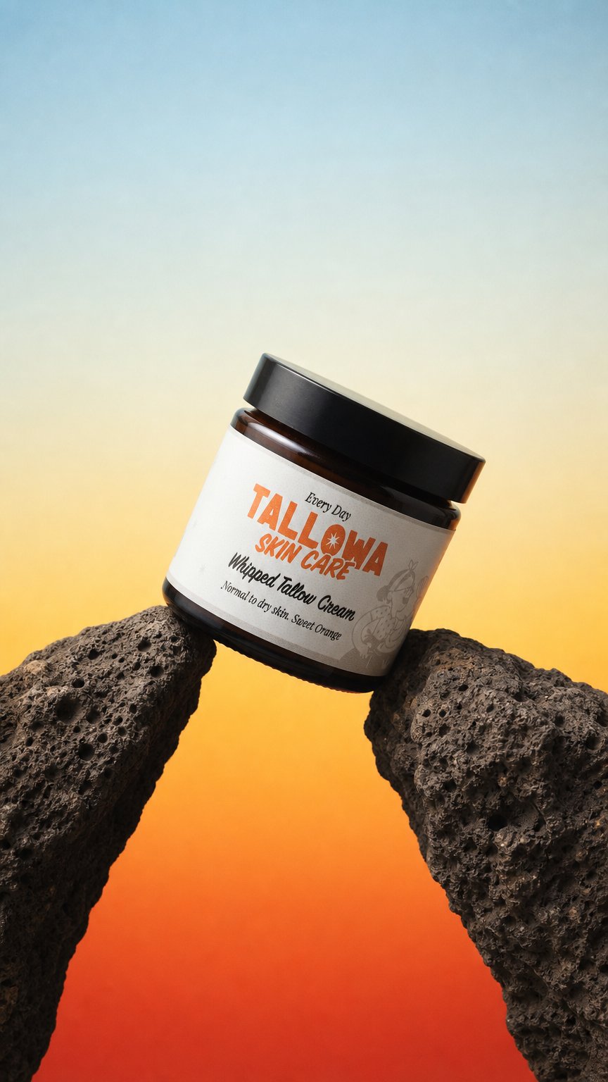 AI product shot of Everyday Tallow Face Cream