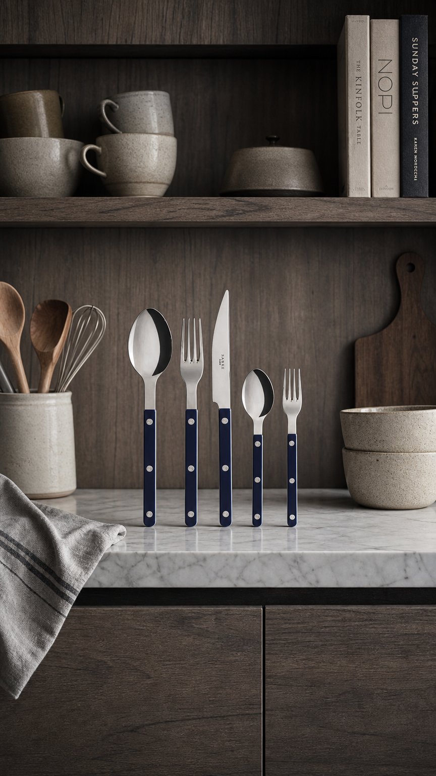 AI product shot of #5 Place Setting 5 pcs Bistrot Uni Color