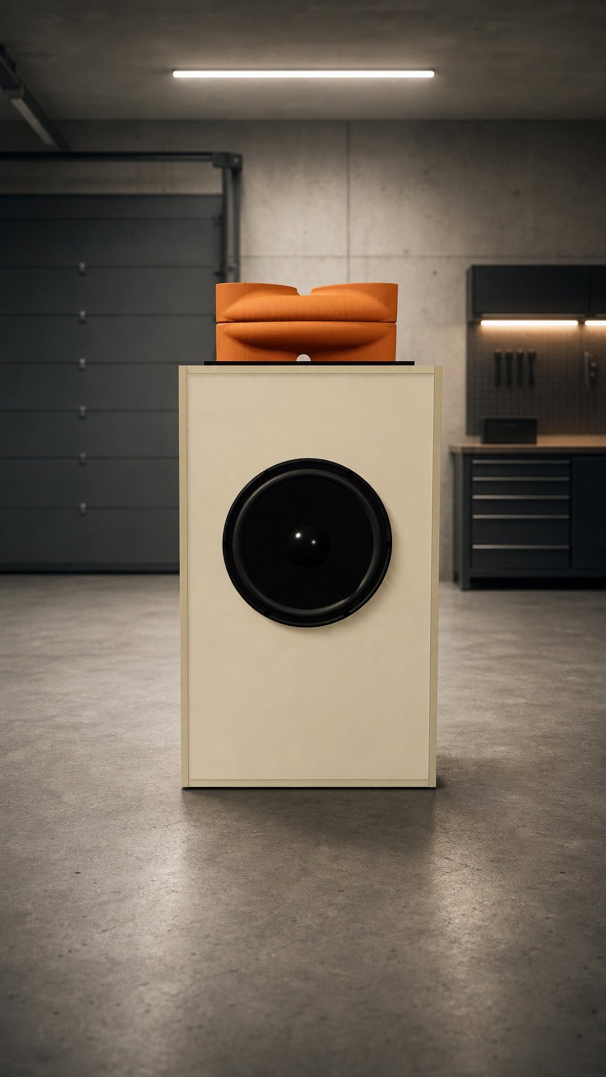 AI product shot of Loudspeaker Design · 002