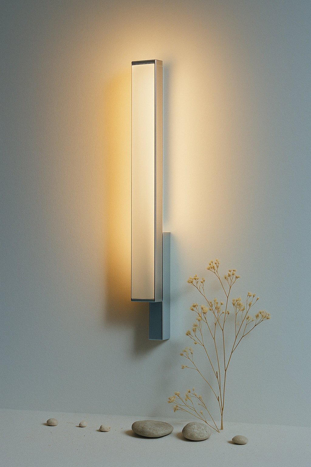 AI product shot of Bloc Wall Sconce