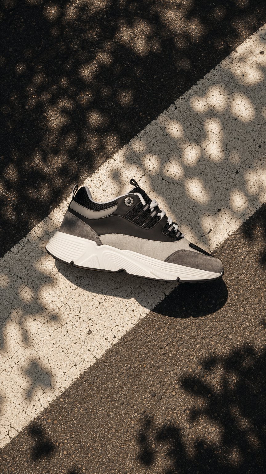 AI product shot of Runner Neo - Nardo Grey