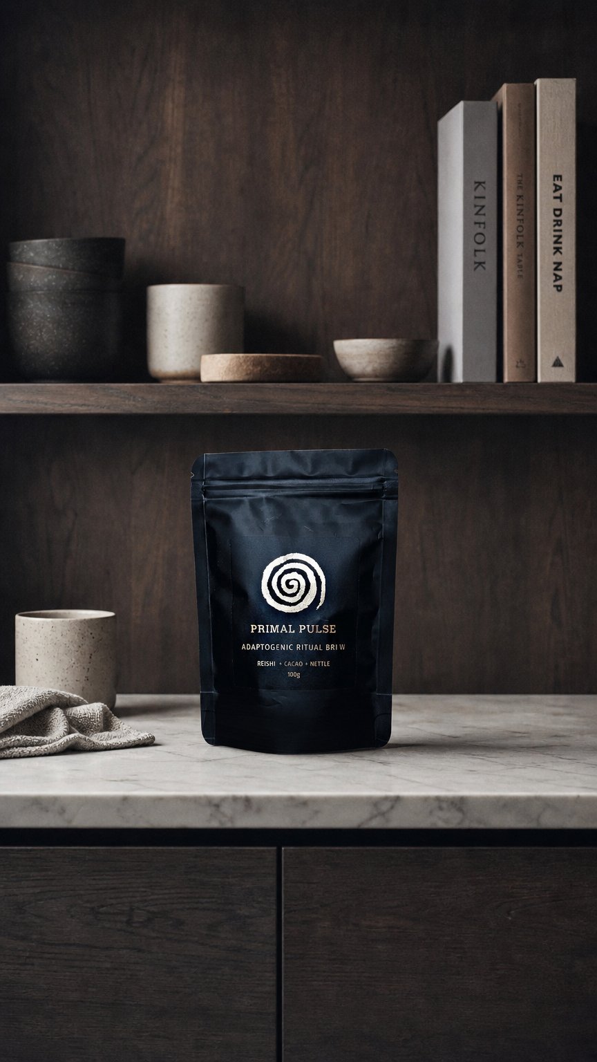 AI product shot of Primal Pulse Tonic