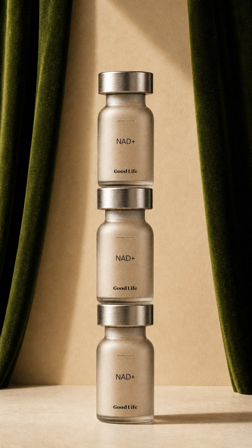 AI product shot of NAD+ Injections