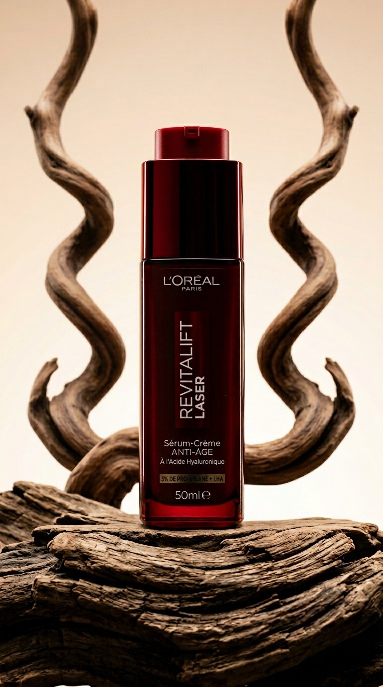 AI product shot of Revitalift Laser Sérum-Crème Anti-Âge
