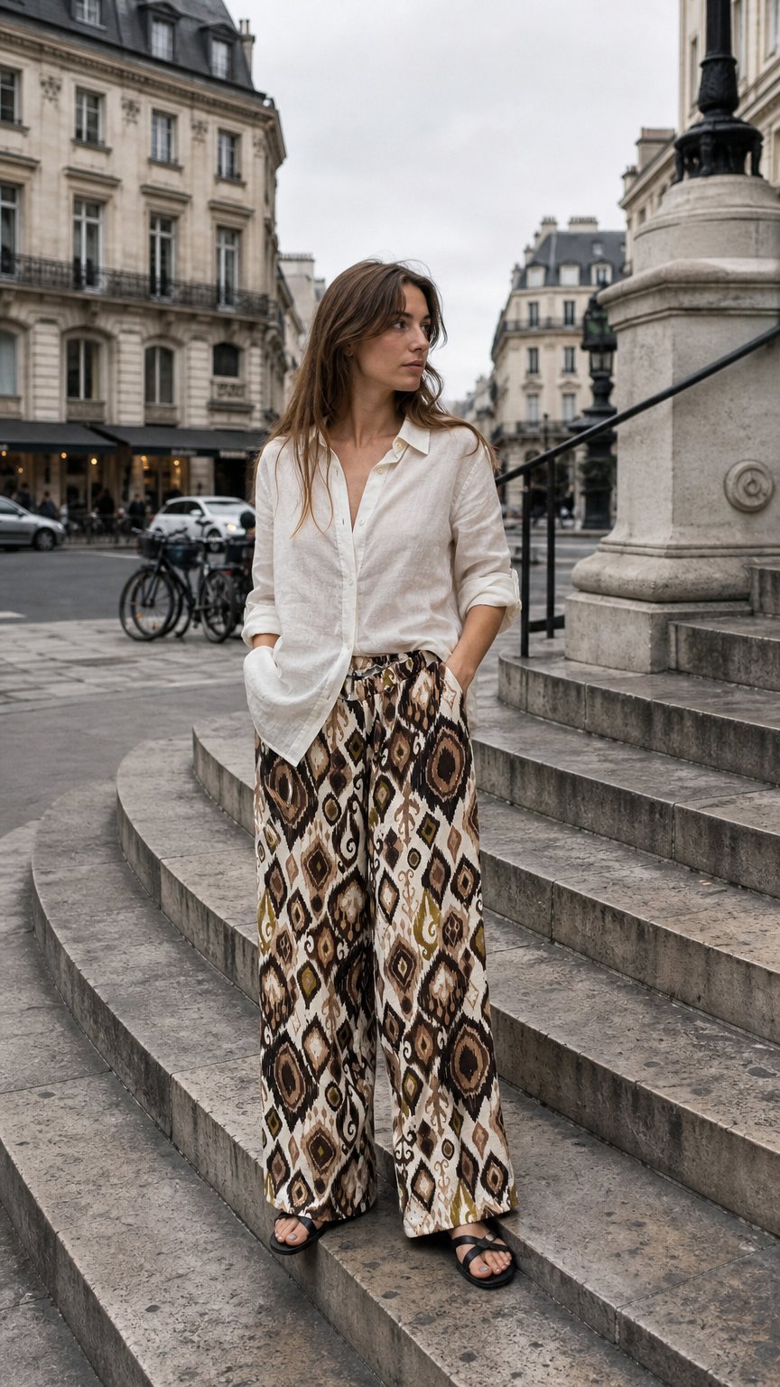 AI product shot of Pantalone fantasia
