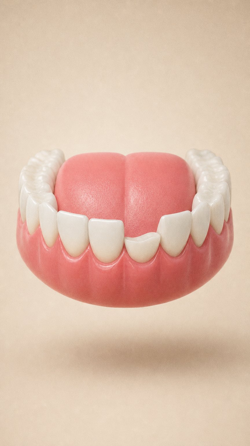 AI product shot of Cosmetic Tooth Bonding