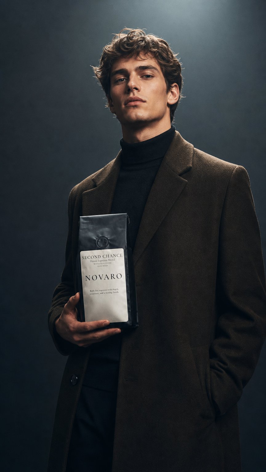 AI product shot of Second Chance — Dark Roast Espresso Blend