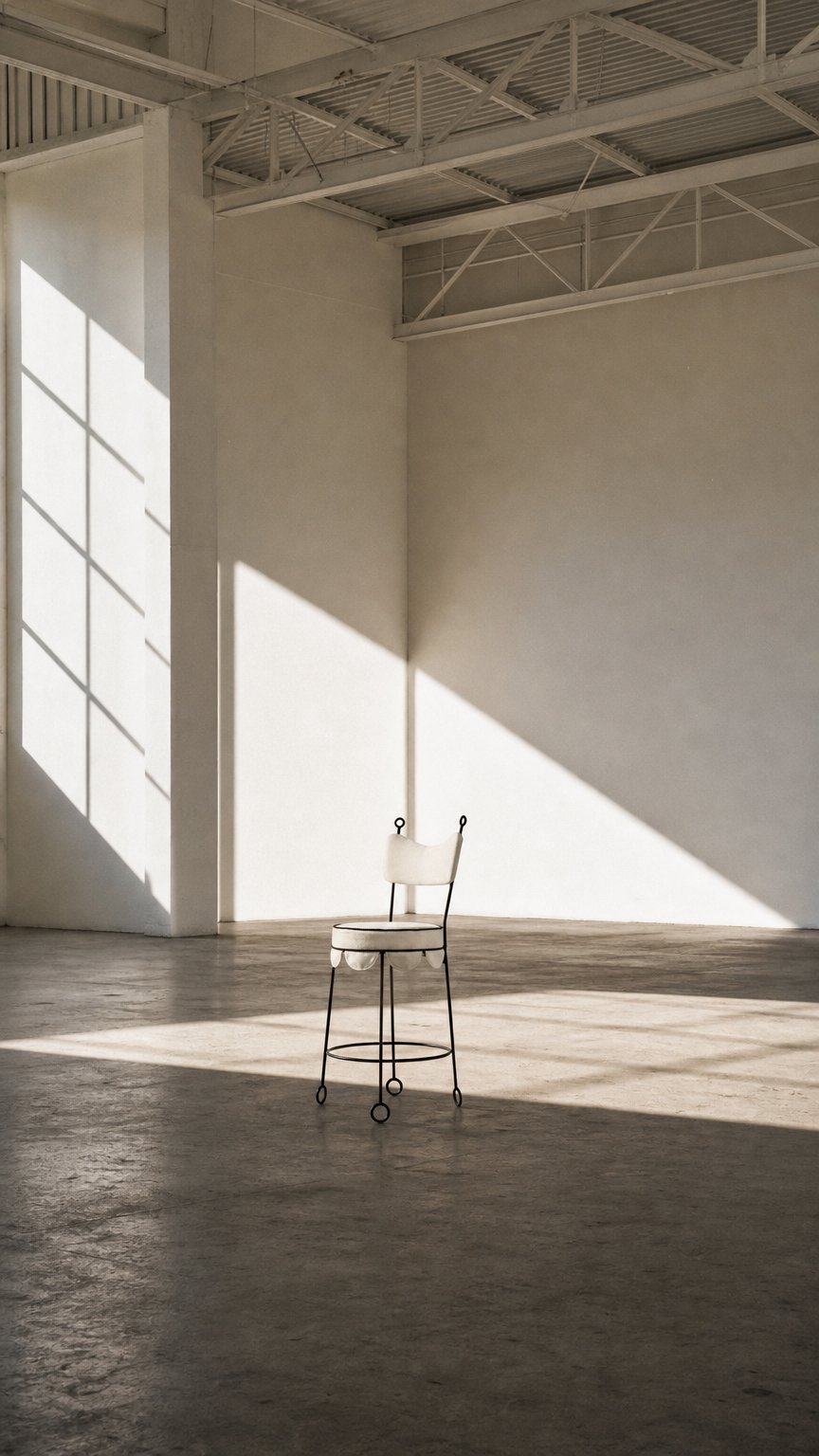 AI product shot of CE'CILE STOOL