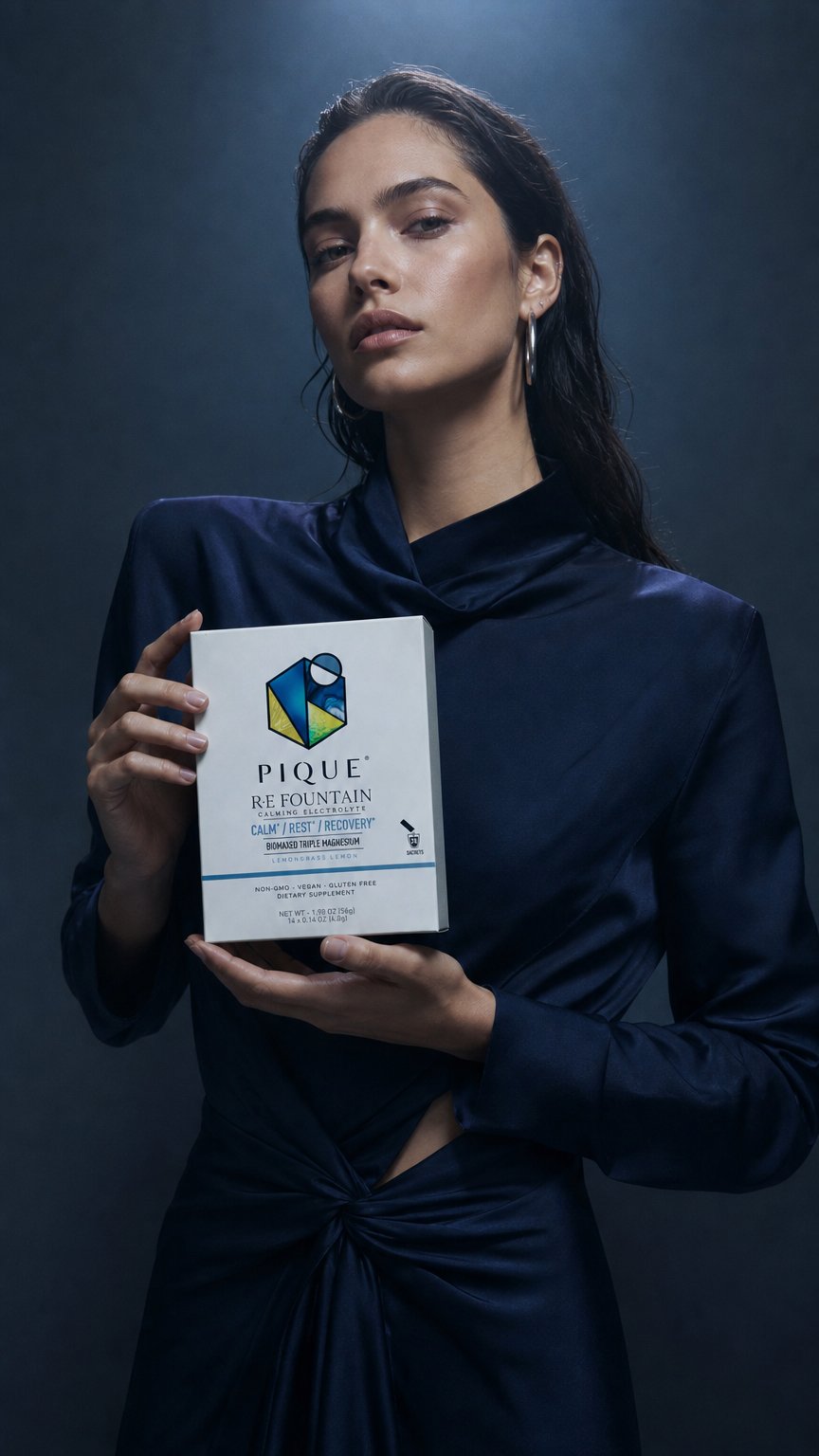 AI product shot of R•E Fountain | Calming Electrolyte