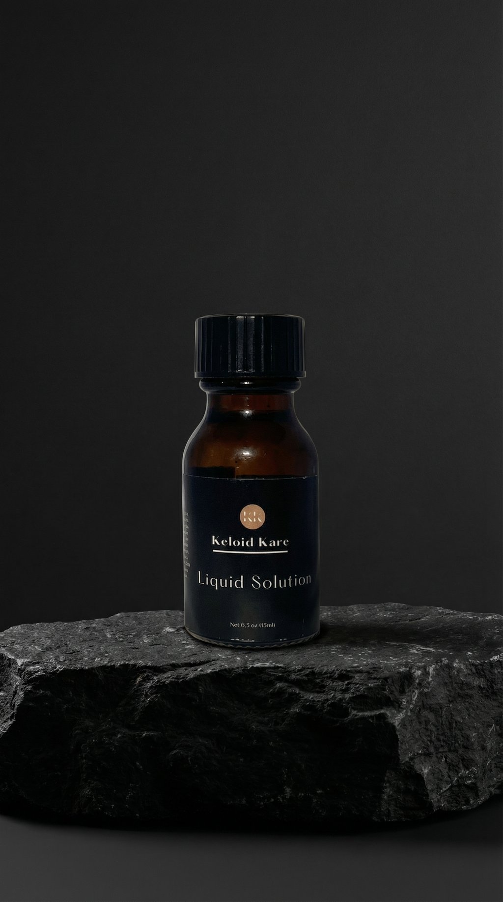 AI product shot of Keloid Kare Liquid Solution