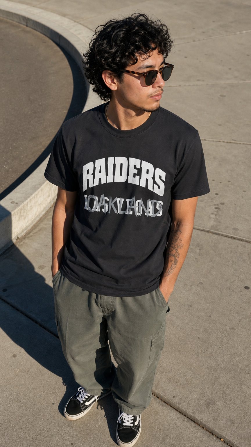 AI product shot of HCNB Oakland Relic Tee