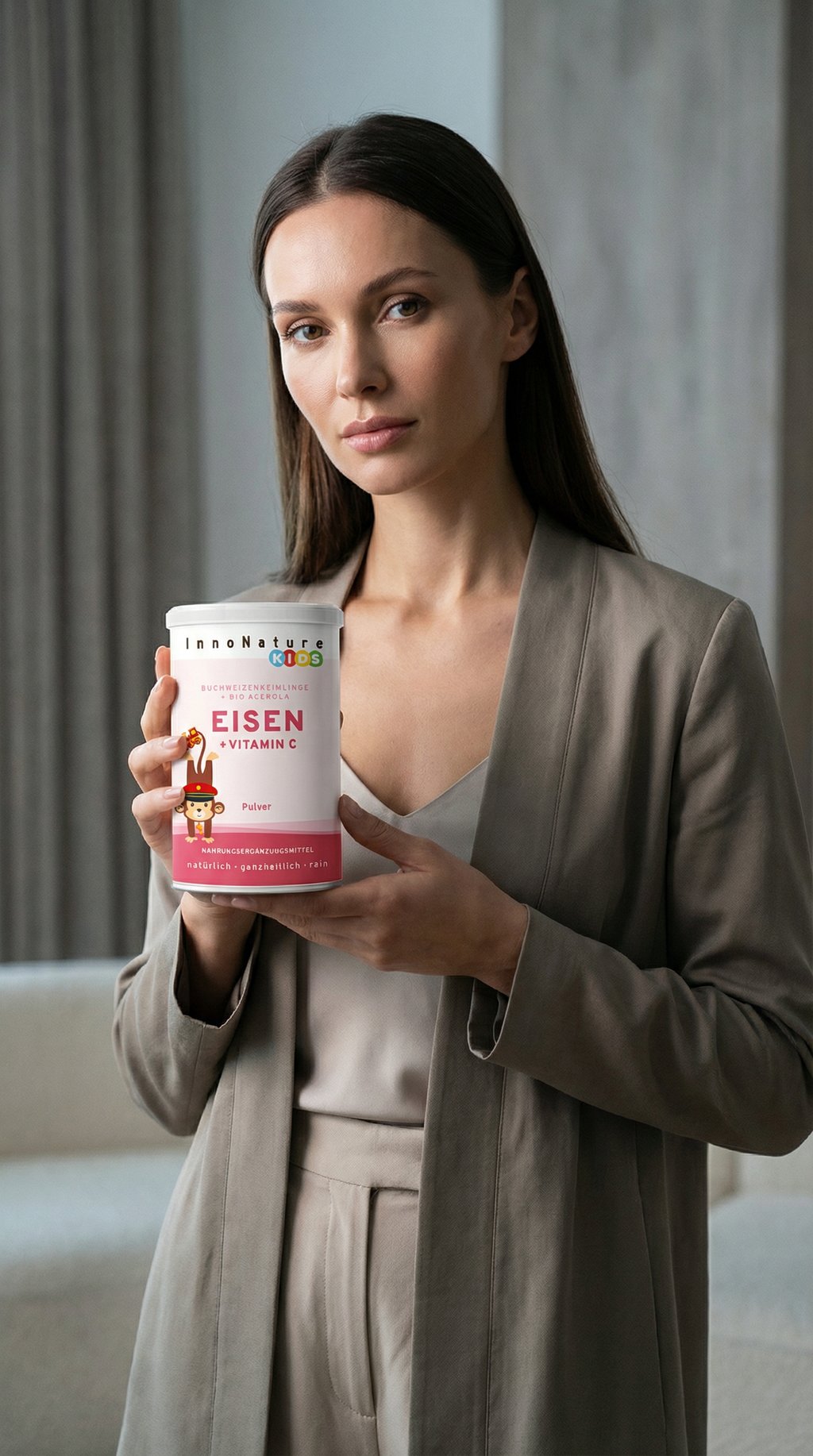 AI product shot of Eisen Kids Pulver