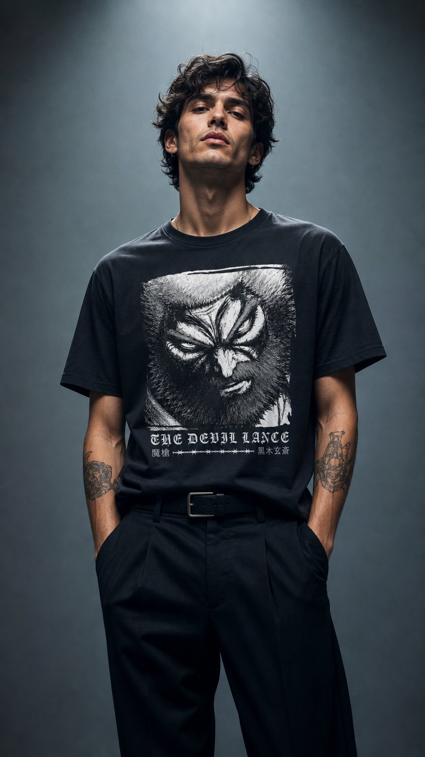 AI product shot of The Devil Lance 魔槍 Premium