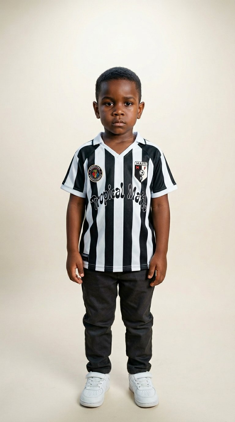 AI product shot of KID JERSEY