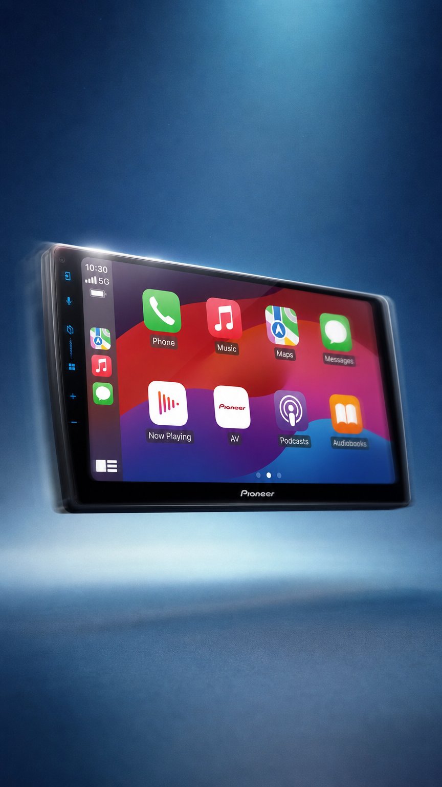 AI product shot of Pioneer DMH-AP6650BT כולל פאנל מתנה | מחיר סופי לרכב