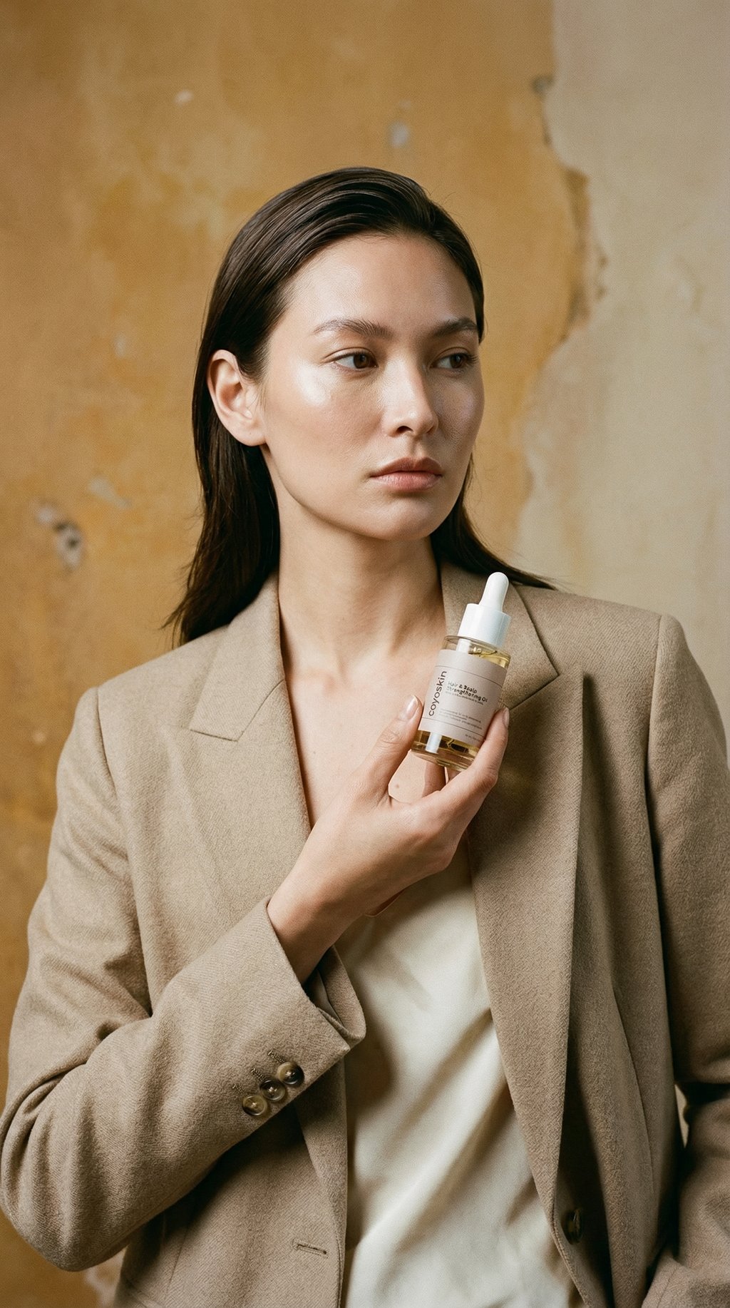 AI product shot of Hair & Scalp Strengthening Oil