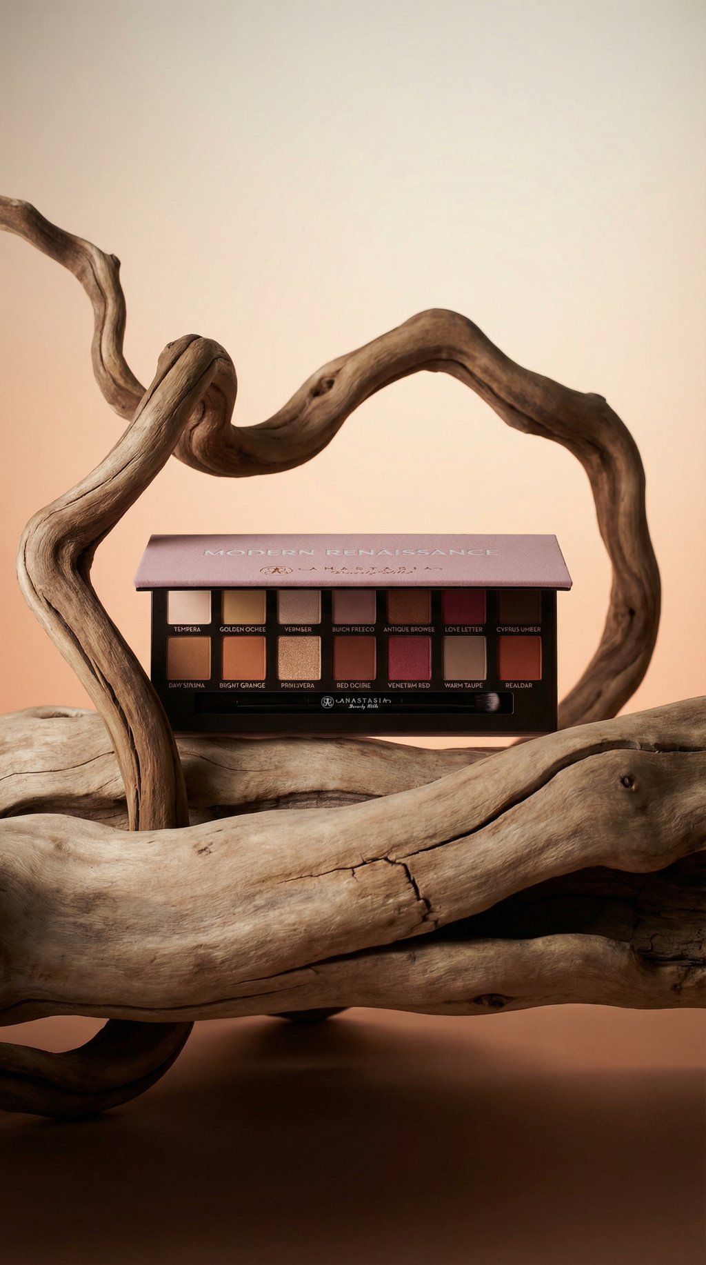 AI product shot of Modern Renaissance Eyeshadow Palette