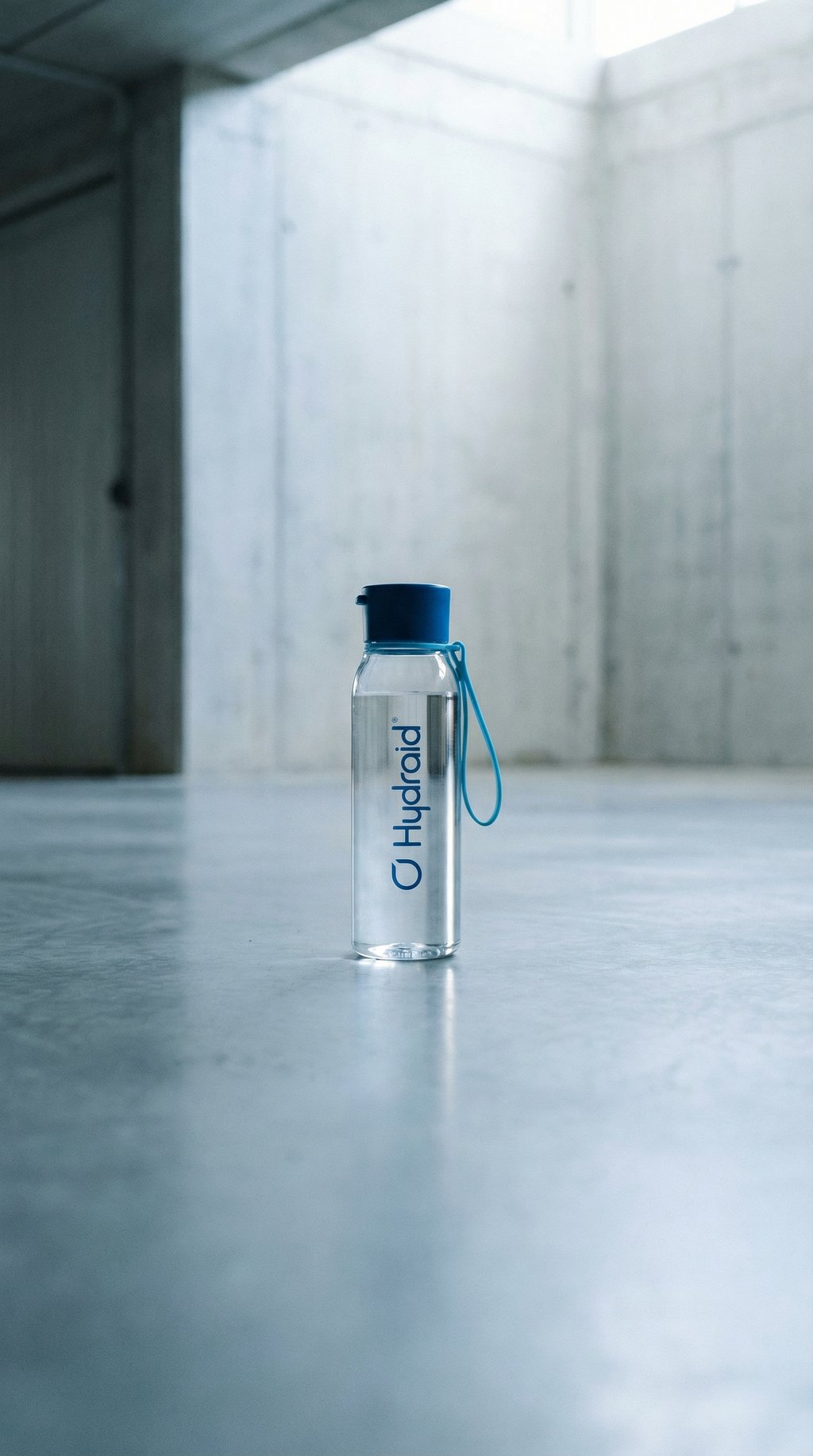 AI product shot of Hydraid® Trinkflasche