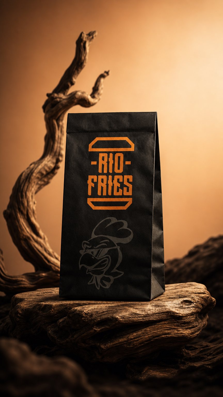AI product shot of Rio Fries