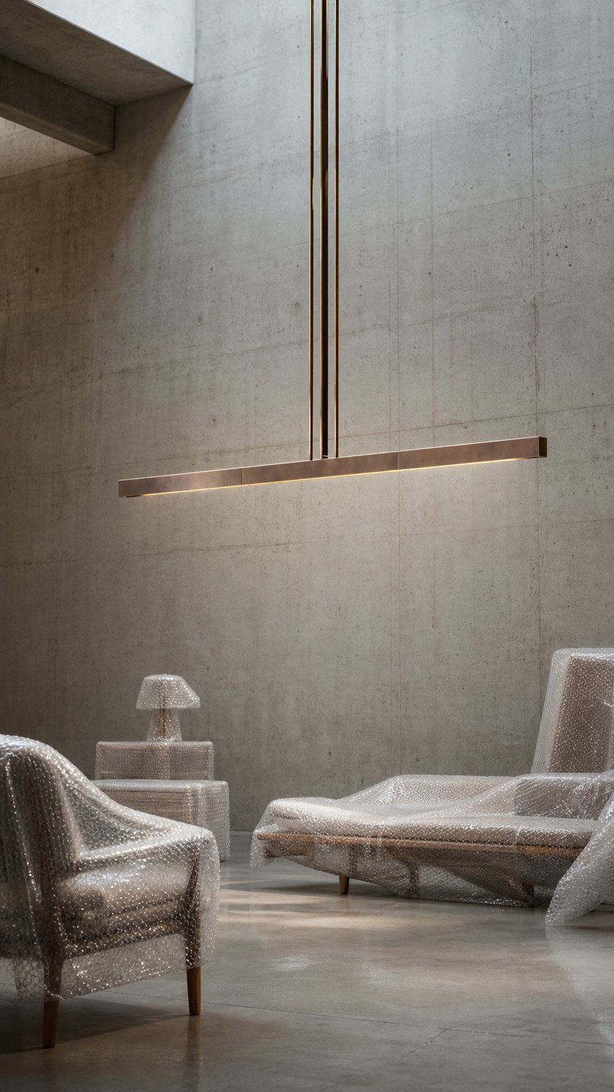 AI product shot of Liminal Pendant Light