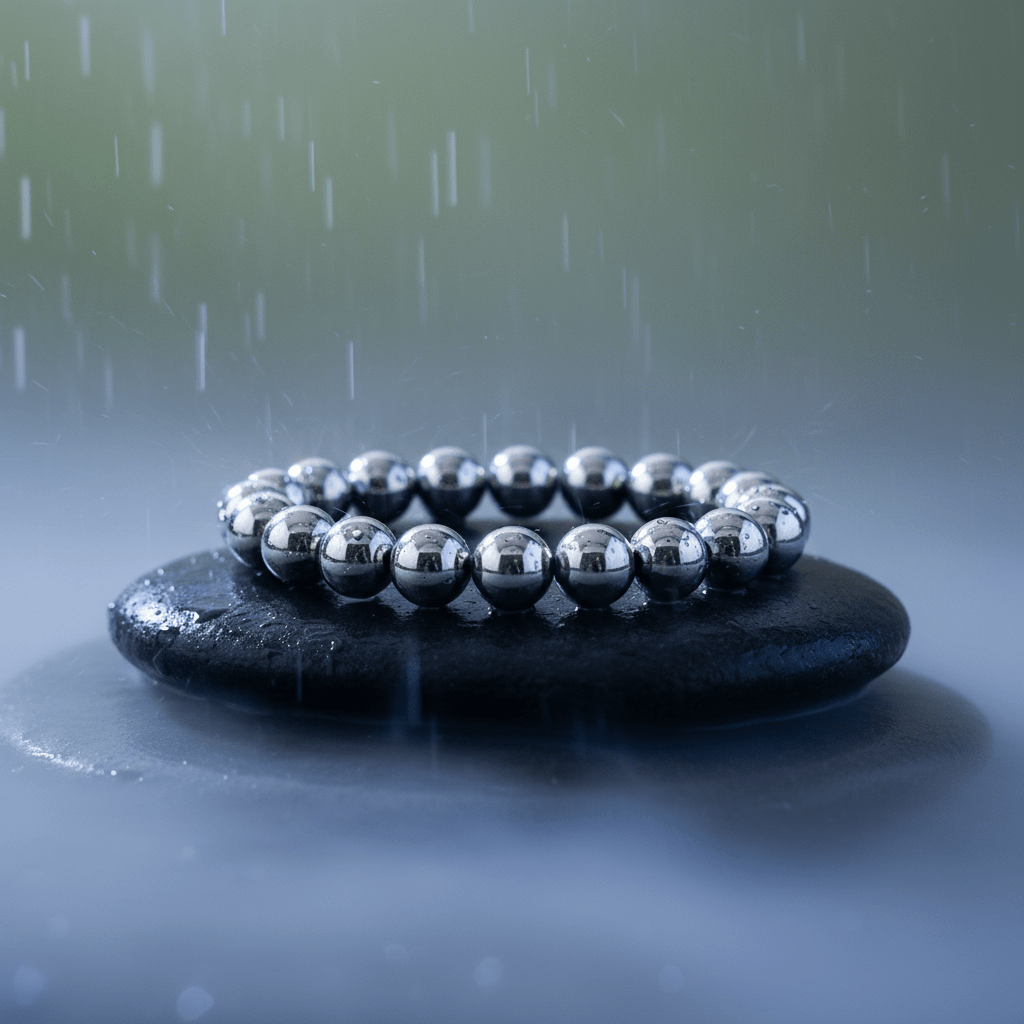AI product shot of Chrome Kandi Bracelet
