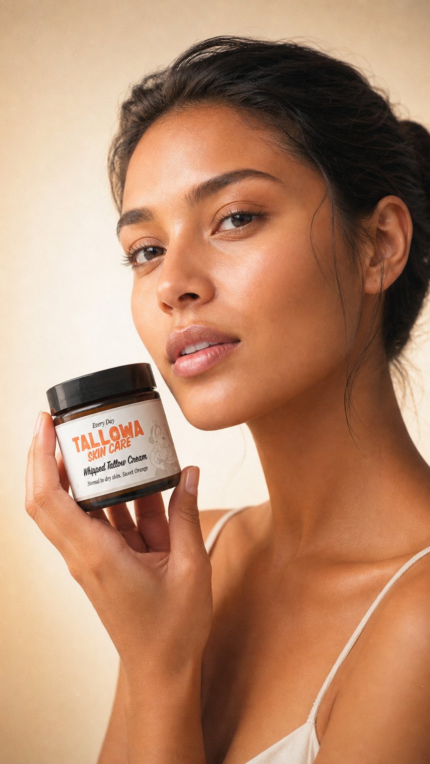 AI product shot of Everyday Tallow Face Cream