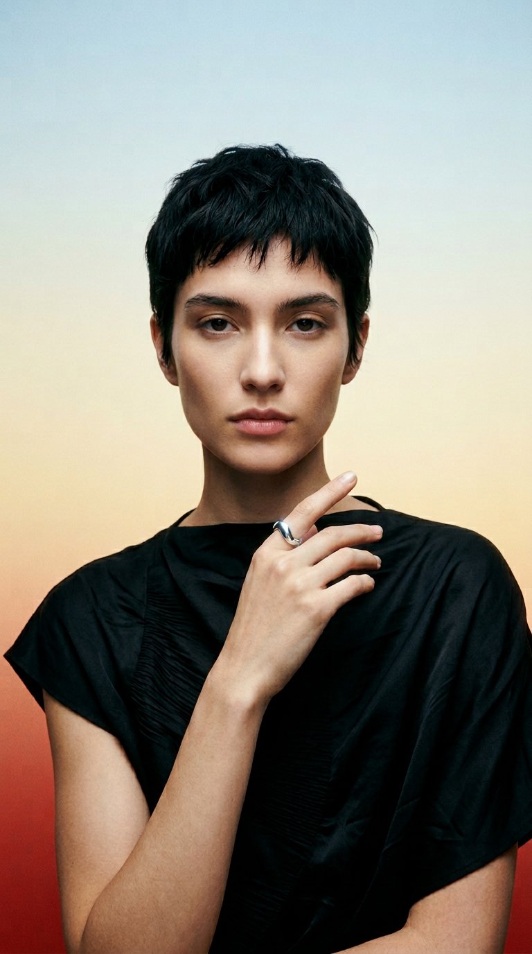 AI product shot of Dôme Figure Ring