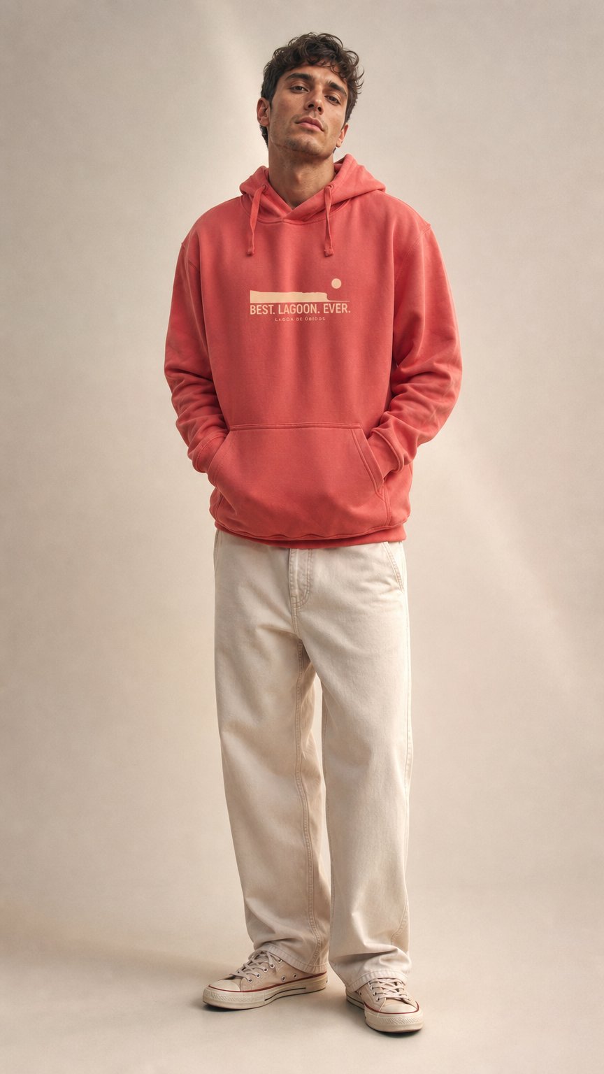 AI product shot of Hoodie Best Lagoon Ever