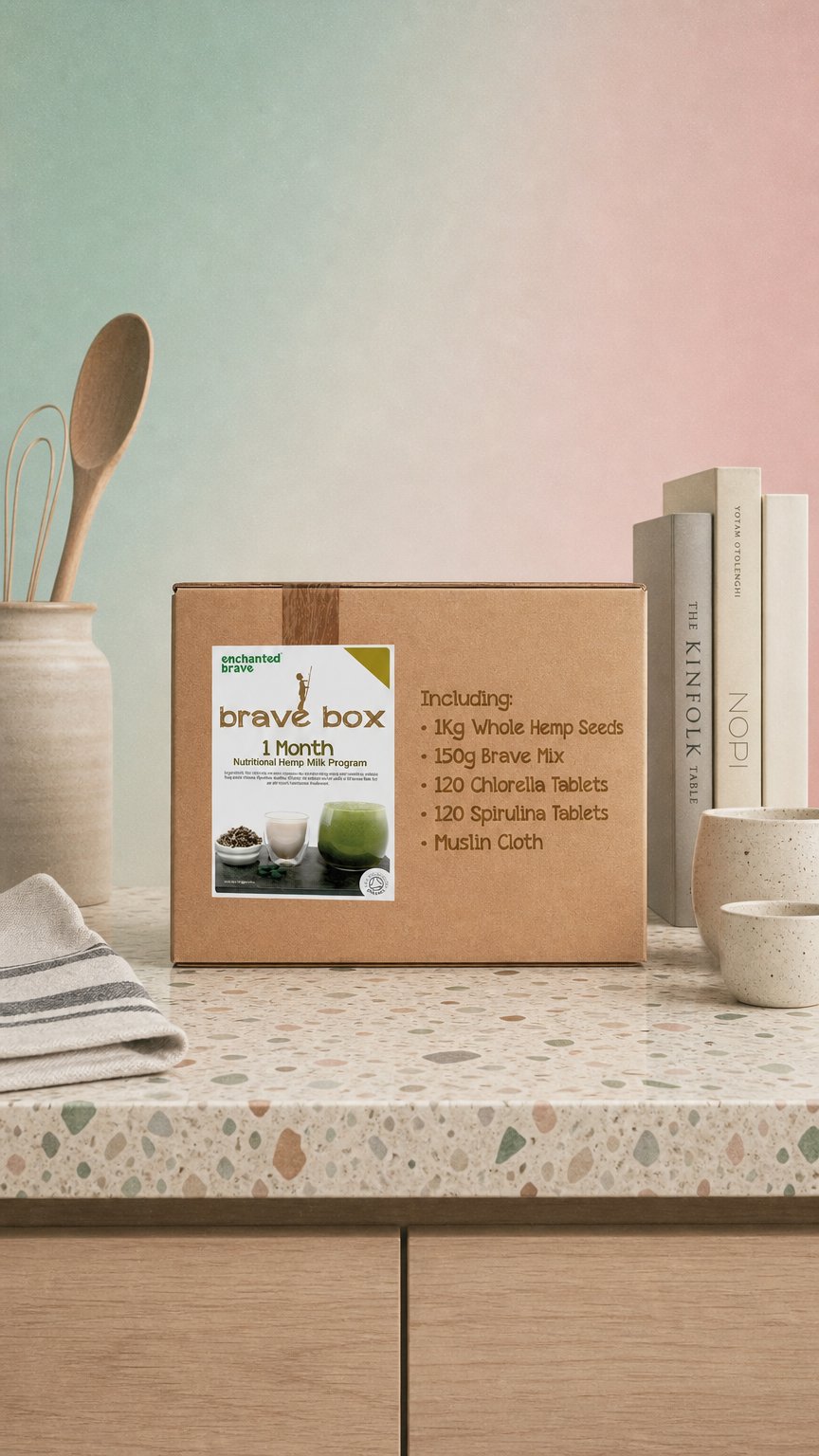AI product shot of Brave Box 1 Month