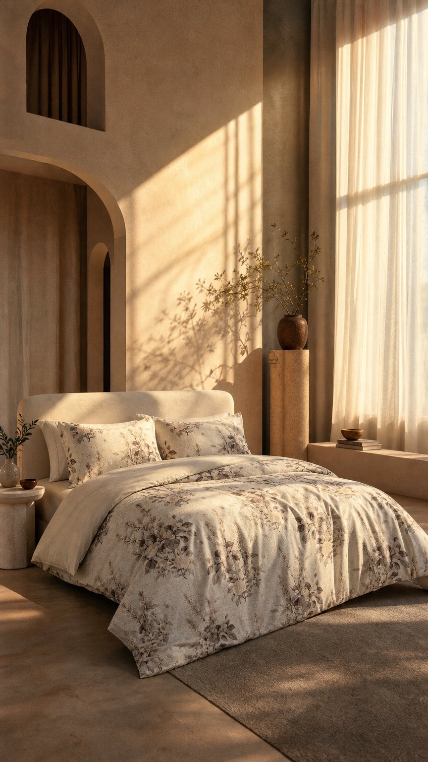 AI product shot of Ensemble de douillette Floral