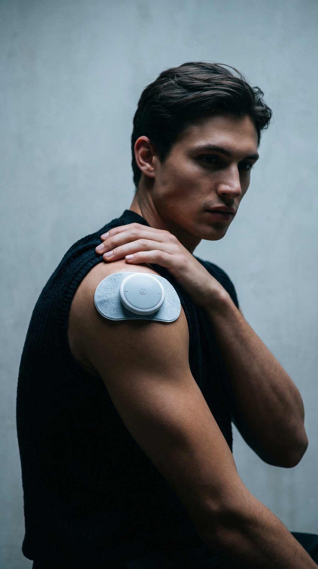 AI product shot of NeuroEase Rechargeable Wireless TENS Unit for Everyday Muscle Comfort