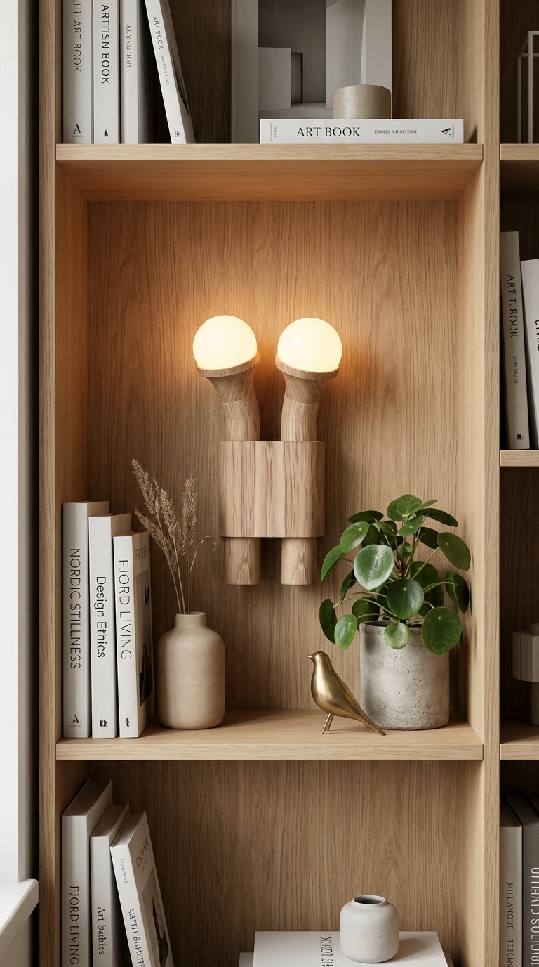 AI product shot of Bloom – Double Wall Lamp