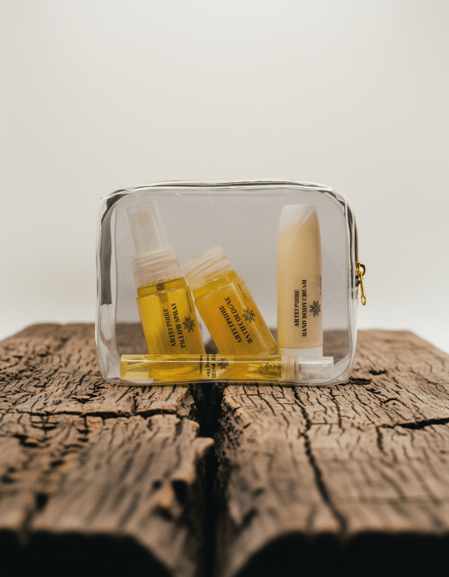 AI product shot of Wellness Box – Natural Fragrance Gift Sets | Made in Canada