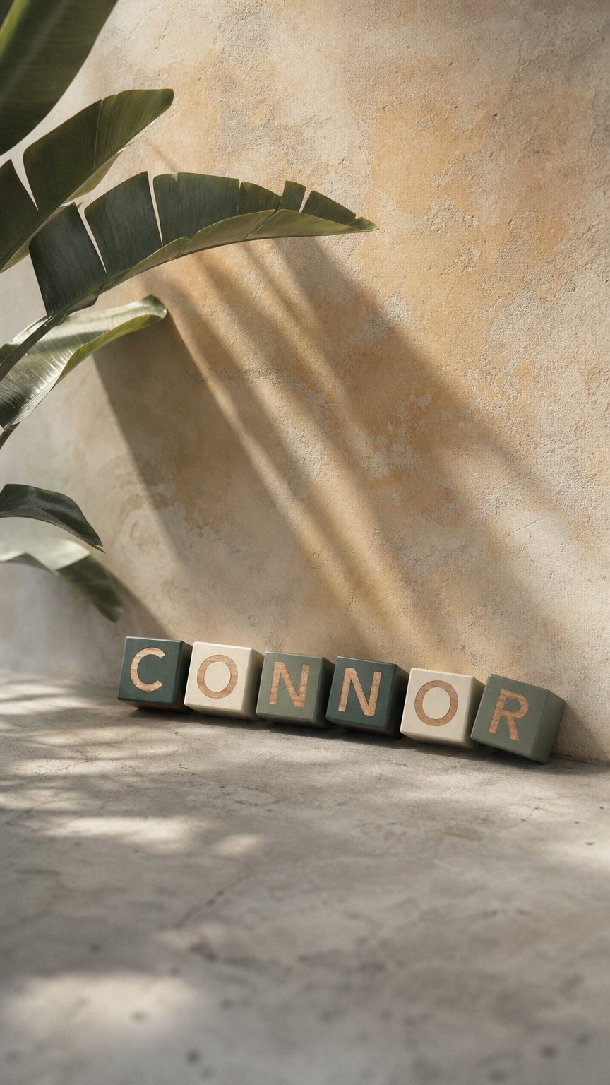 AI product shot of Personalized Wooden Name Blocks | Neutral Nursery Decor