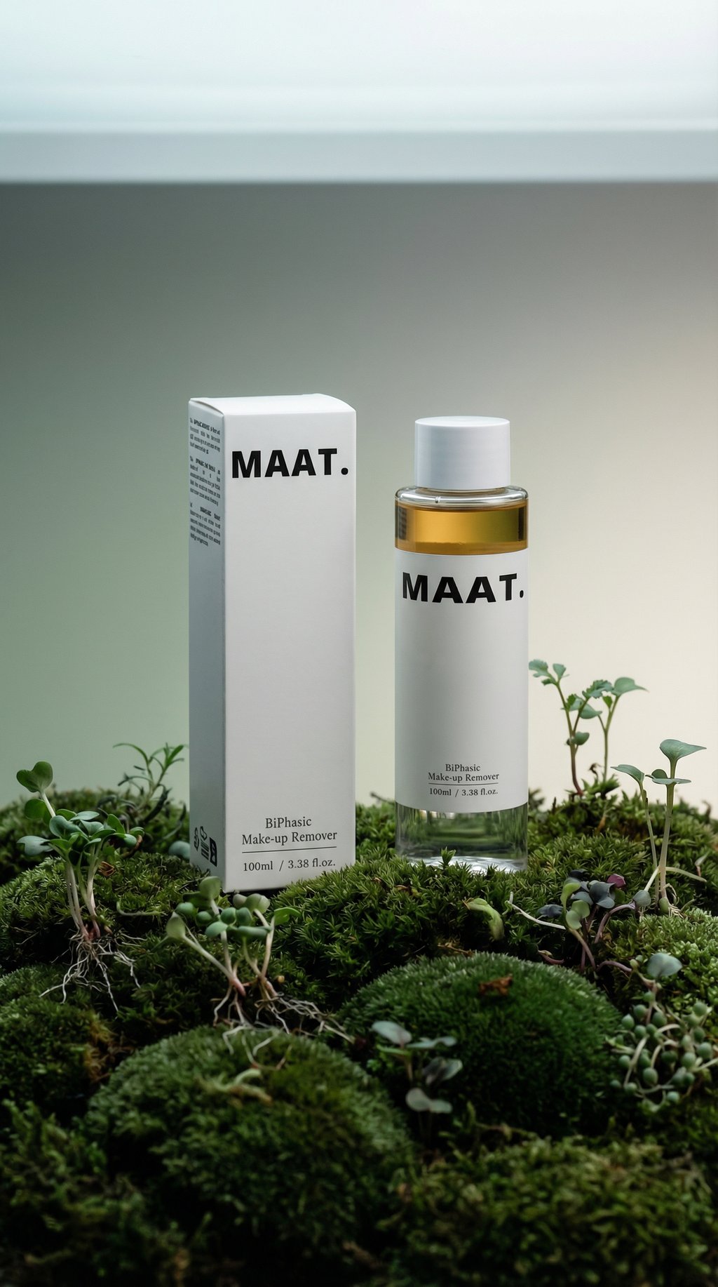 AI product shot of BiPhasic Make-up Remover 100ml