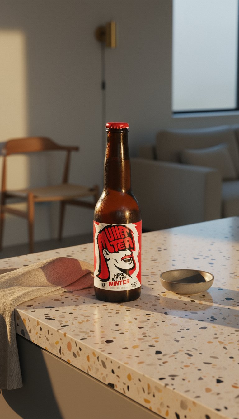 AI product shot of Mullet Tea Winter