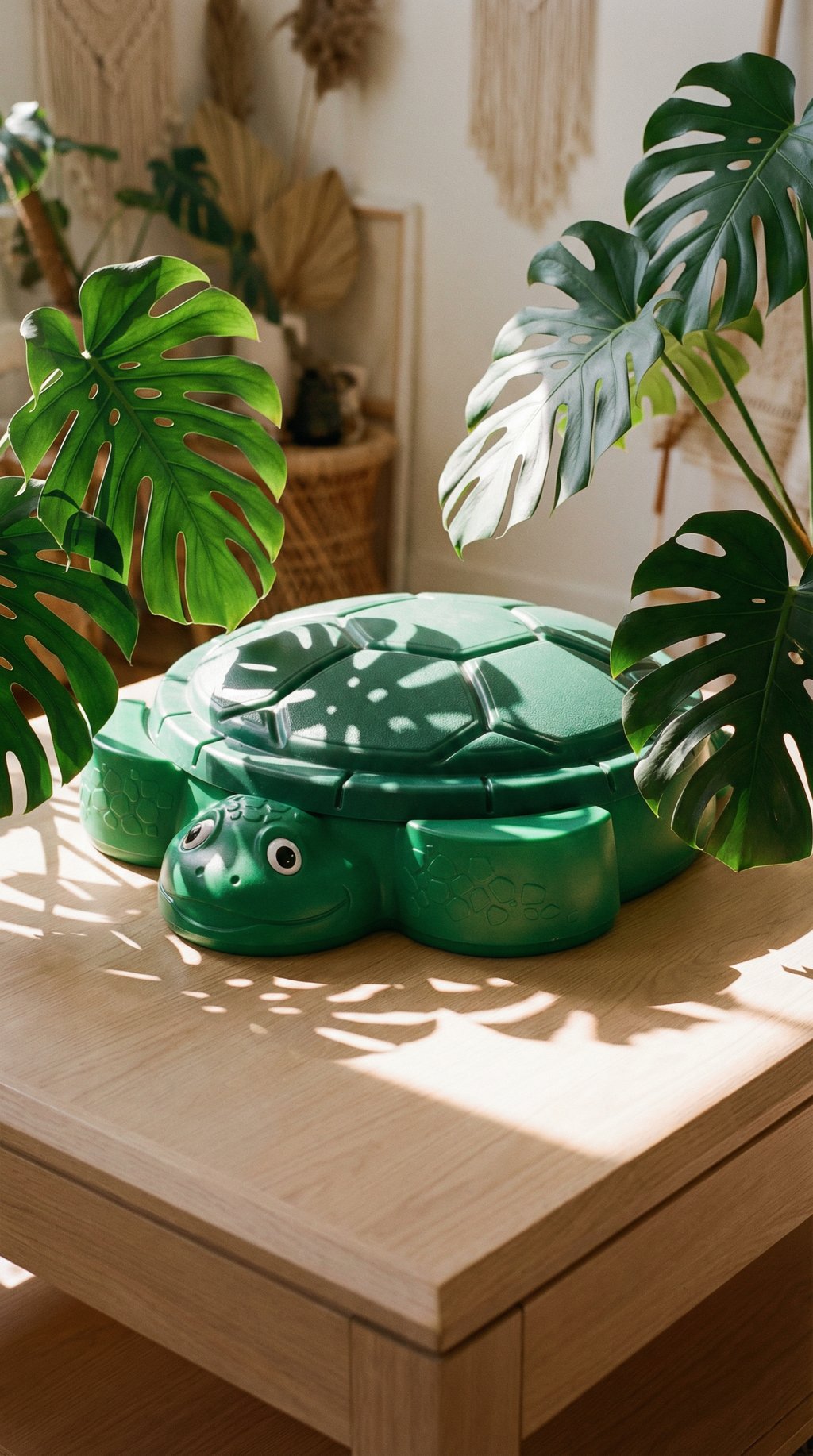 AI product shot of Little Tikes Turtle Sandbox & Lid