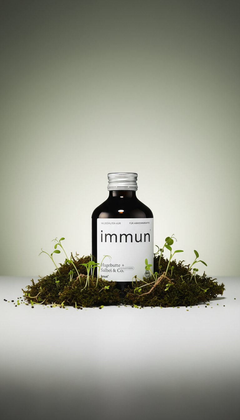 AI product shot of Oxymel Immun